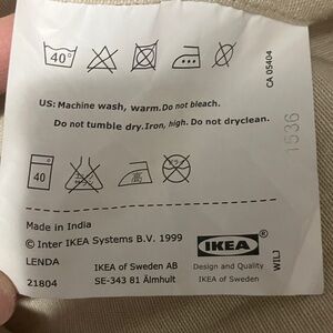 IKEA Lenda Linen Curtains set of two